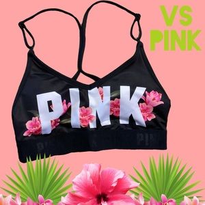 🆕VS PINK Floral Print Sports Bra